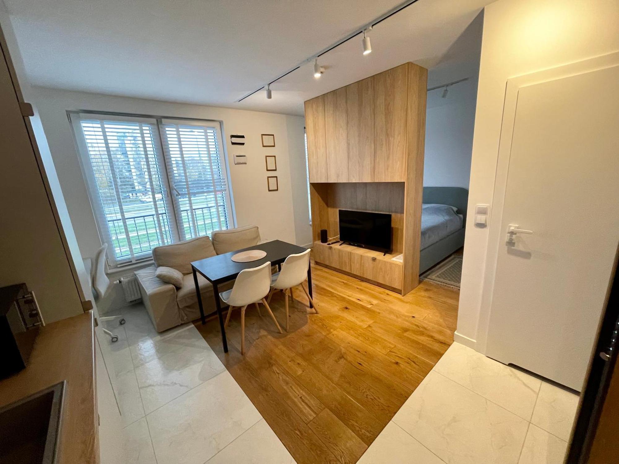 شقة Time&House Pileckiego Przy Centrum Onkologi I Klinice Novum Apartament Na Wylacznosc Pokoj,Sypialnia,Lozko, Lazienka,Kuchnia وارسو المظهر الخارجي الصورة